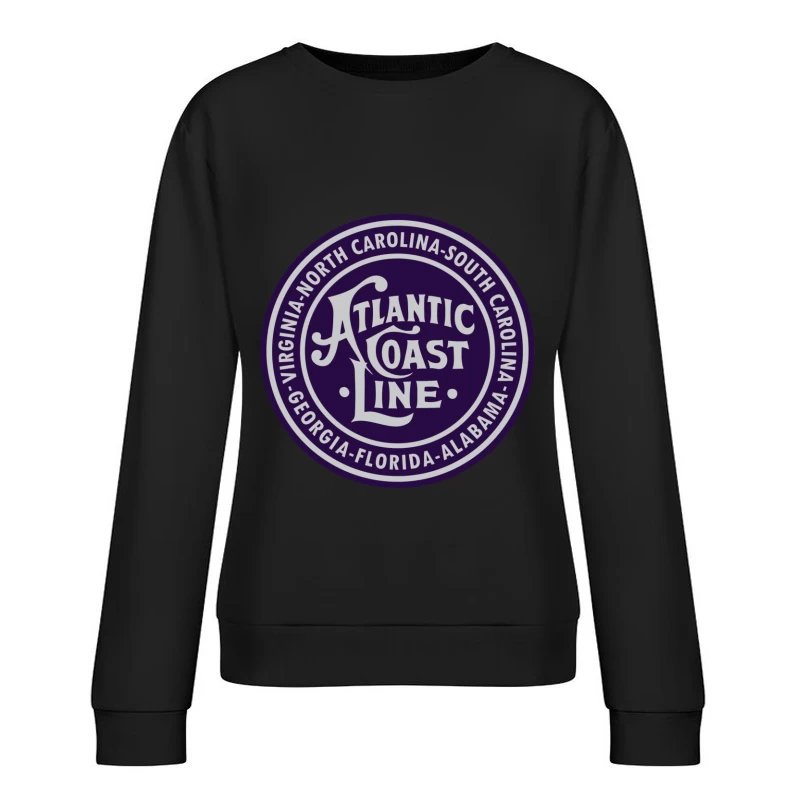 Atlantic Coast Line Railroad Female Pullover Sweatshirt