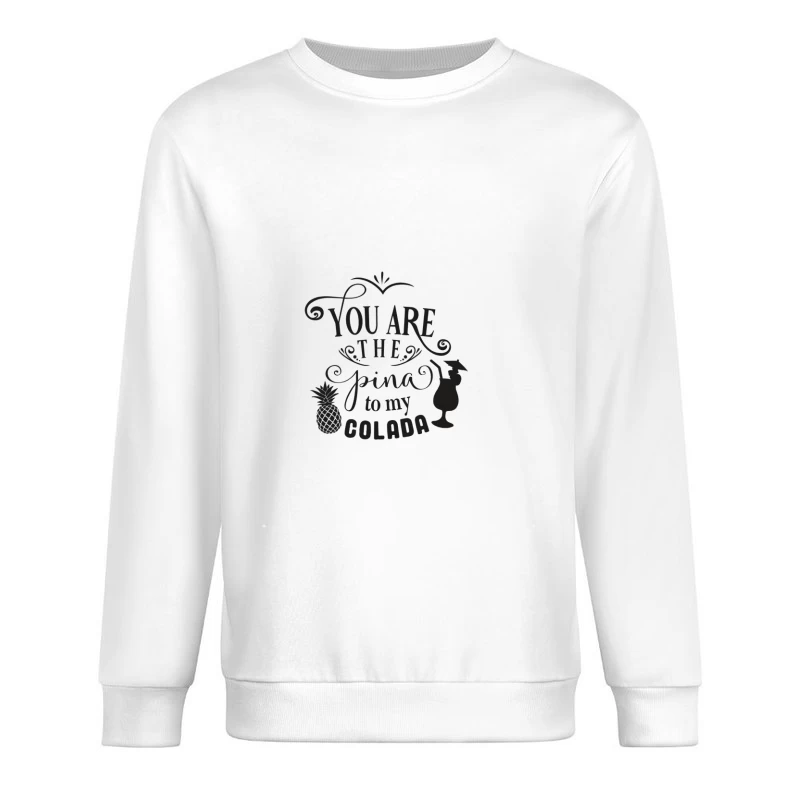 Affiche de cocktail romantique Homme Sweat-shirt à enfiler