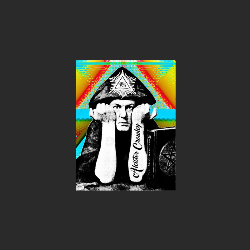Aleister Crowley Psychedelic Art Print Design Baseball Cap