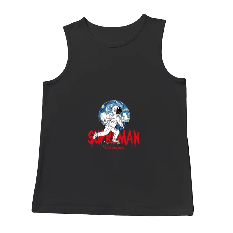 Superman Mars Projekt Astronaut Herren Tanktops