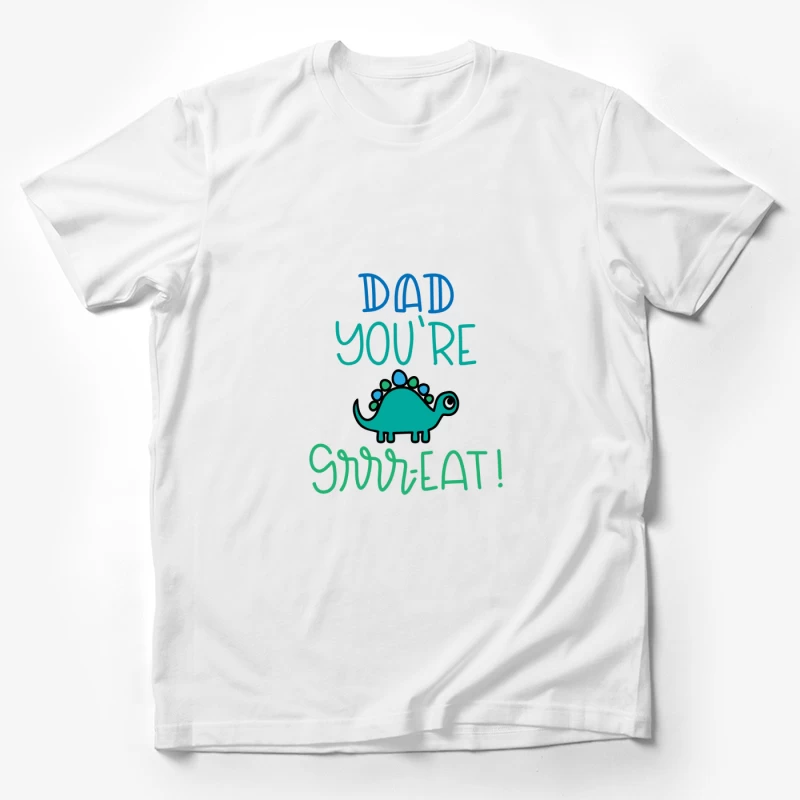 Carte amusante pour papa avec dinosaure Homme T-Shirt