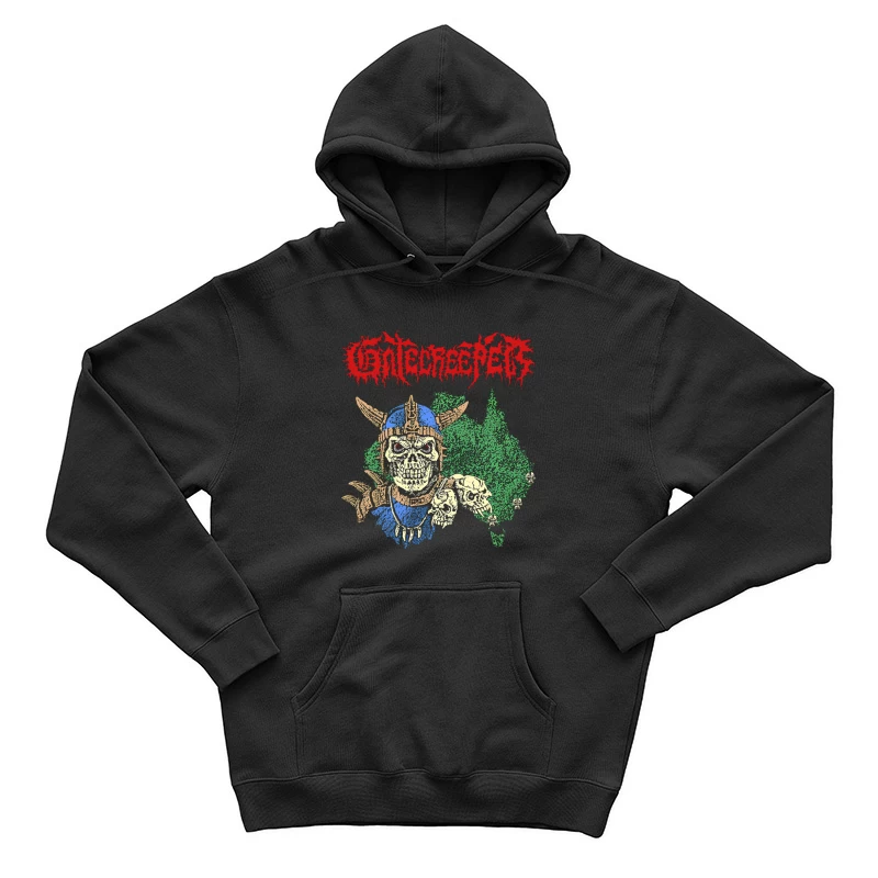 Gatecreeper Skull Spartan Male Pullover Hoodie