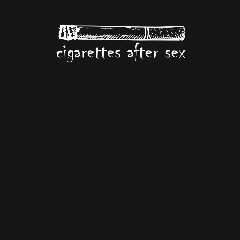 Cigarettes After Sex Logo White Female T-Shirt