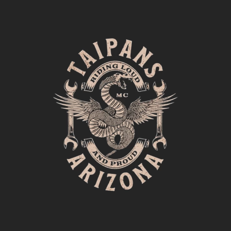 Arizona Taipans Logo mit Flügeln Herren Pullover Sweatshirt