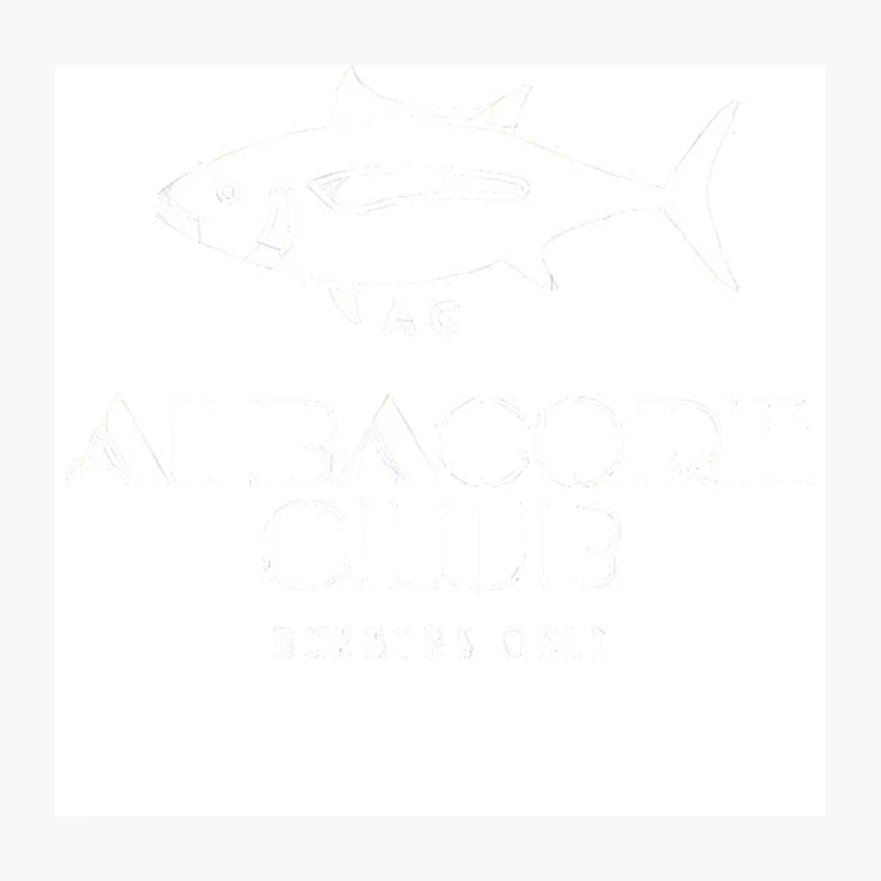Albacore Club Throw Pillow