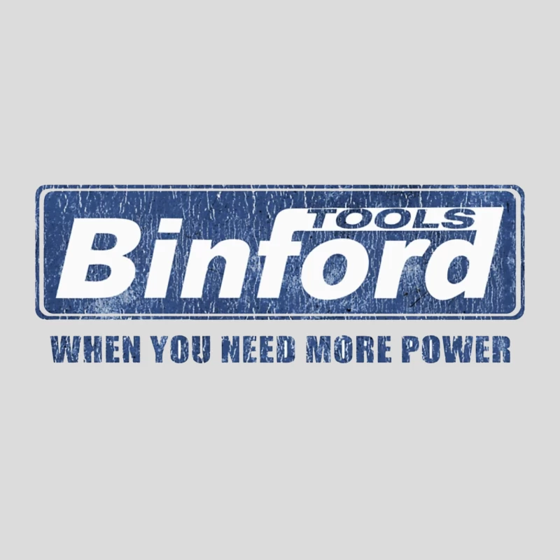 Vintage Binford Tools Power Equipment Logo with Slogan Baseball Cap