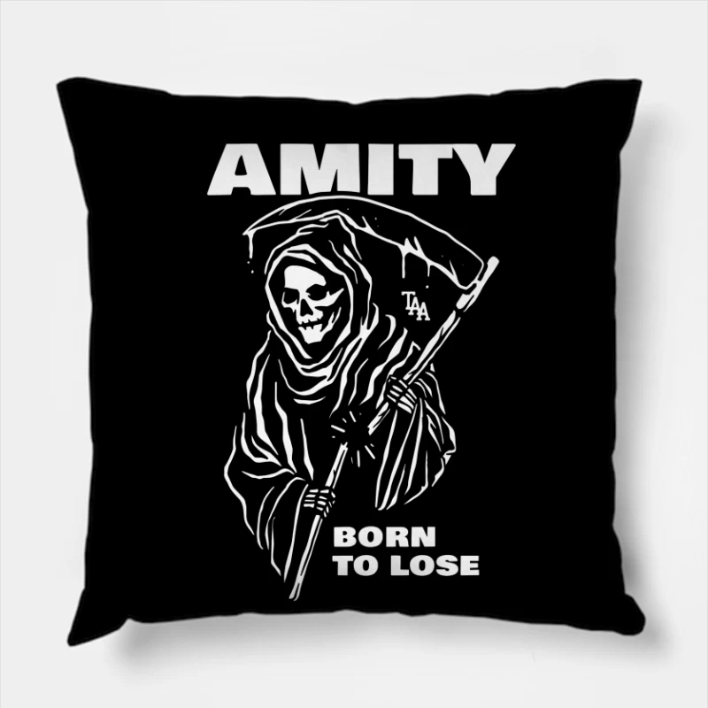 The Amity Affliction Born to Lose Throw Pillow