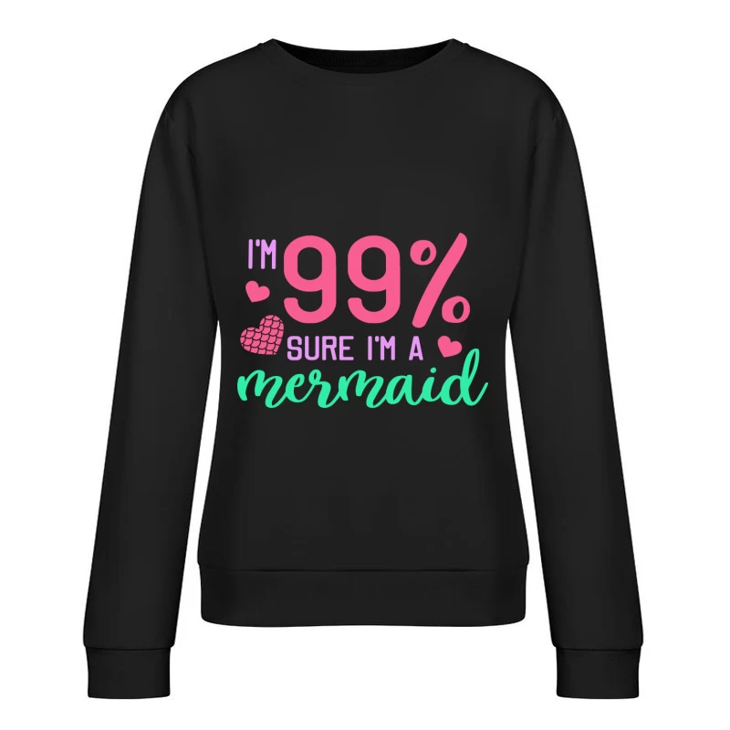 Affiche de Sirène Amusante Femme Sweat-shirt à enfiler