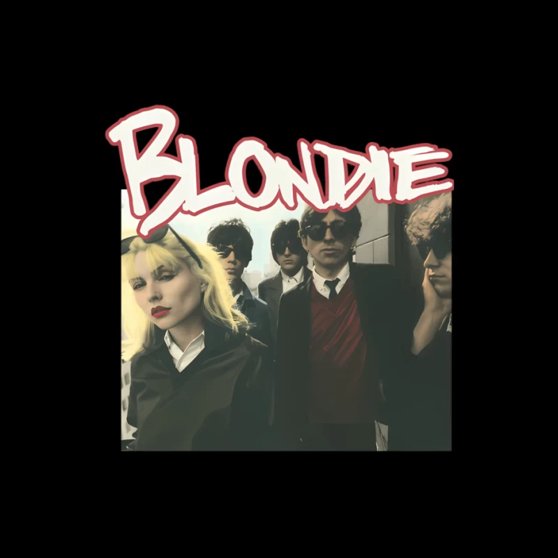 Vintage Blondie Band Album Cover from the 1970s New Wave Era Pin