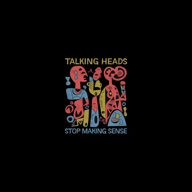 Talking Heads "Stop Making Sense" Abstract Album Art Desk Mat