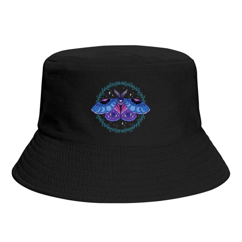 Celestial Moth – Mystical Nocturnal Elegance Bucket Hat