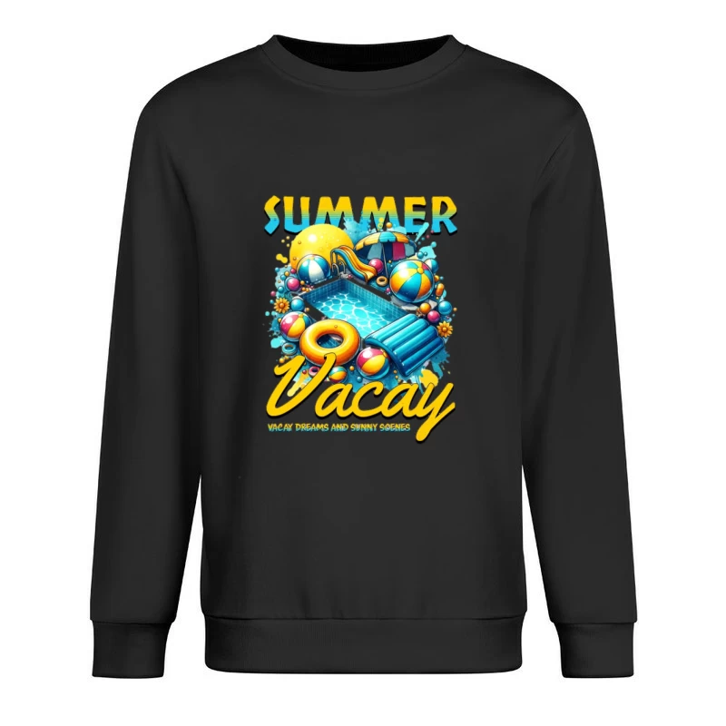 Vacances d'été à la piscine Homme Sweat-shirt à enfiler