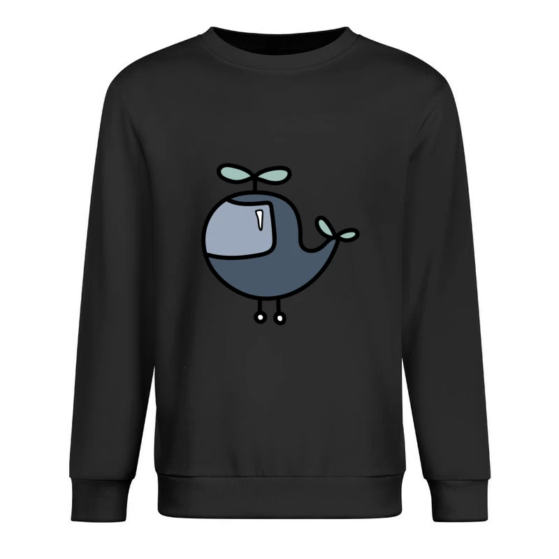 Hélicoptère dessiné mignon Homme Sweat-shirt à enfiler