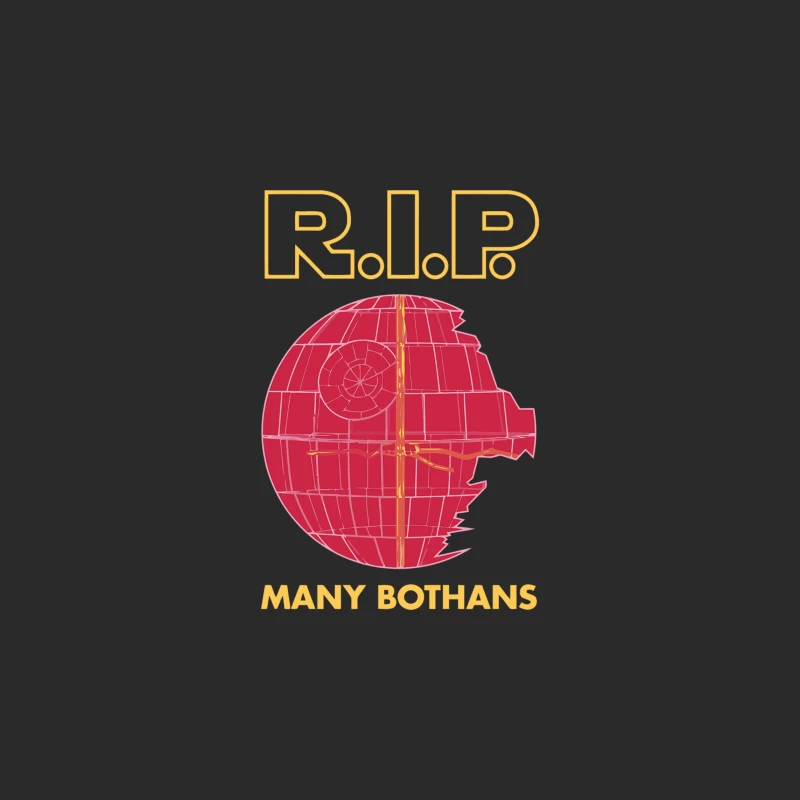 Star Wars Death Star R.I.P. Parody: Many Bothans Baseball Cap