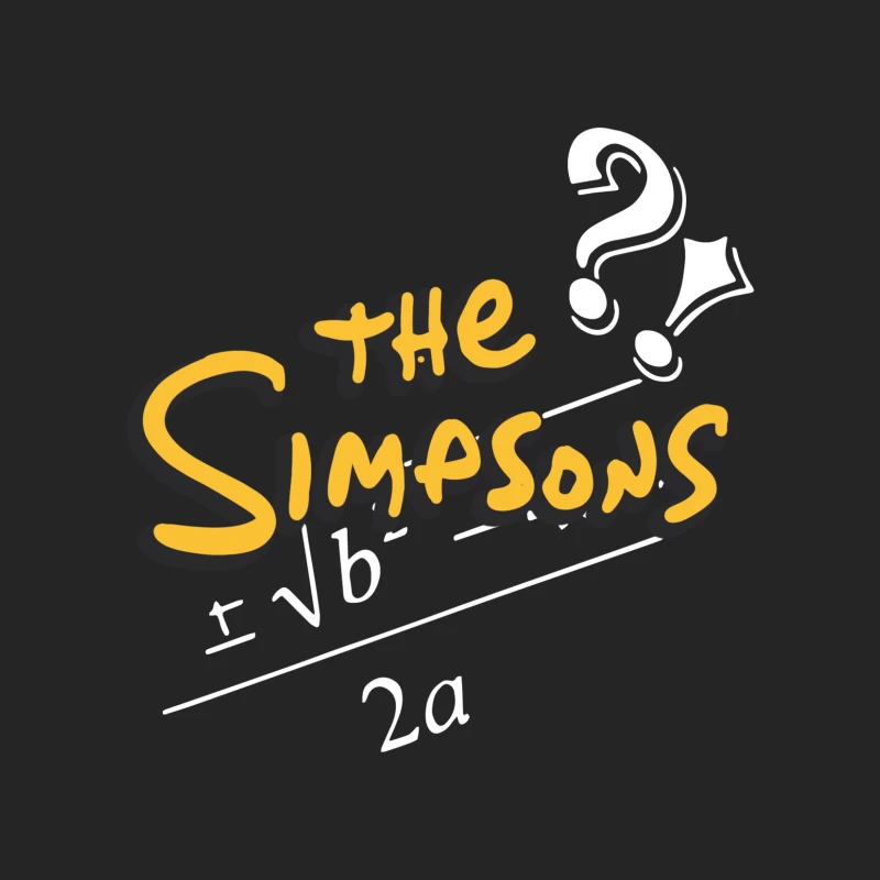 Simpsons-Mathematik-Rätsel Herren Pullover Sweatshirt