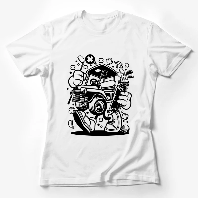 Squelette de chat avec tête Femme T-Shirt