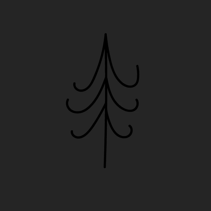 Design minimaliste d'un arbre Homme Sweat-shirt à enfiler