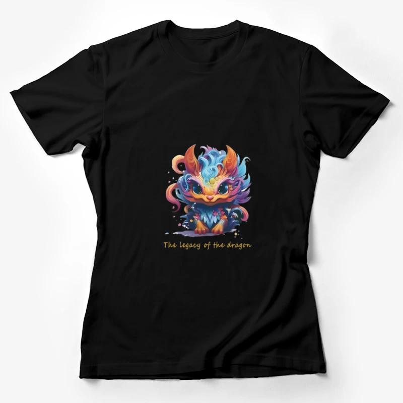 Das Erbe des Drachens: Fantasie und Farben Damen T-Shirt