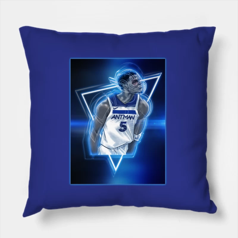 Minnesota Timberwolves - Anthony Edwards - ANT MAN Throw Pillow