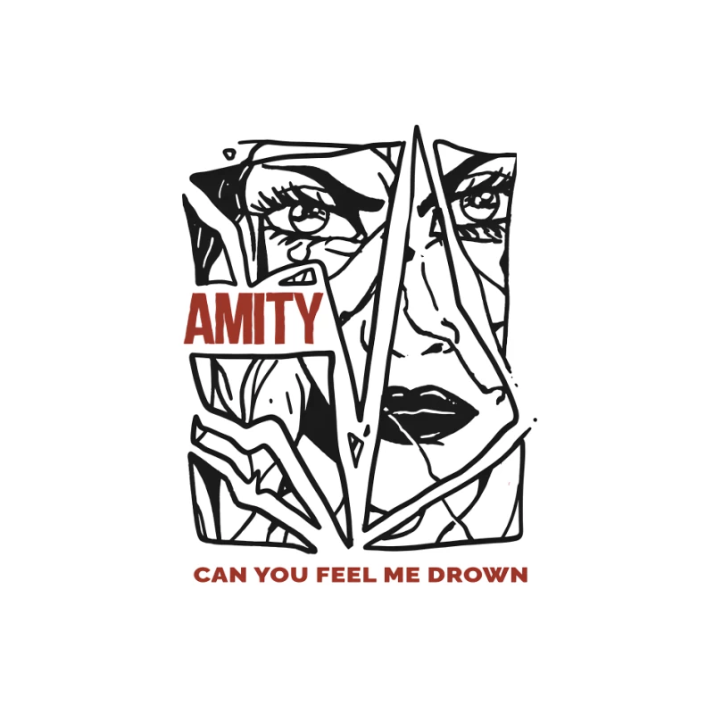 The Amity Affliction Can You Feel Me Drown Pin