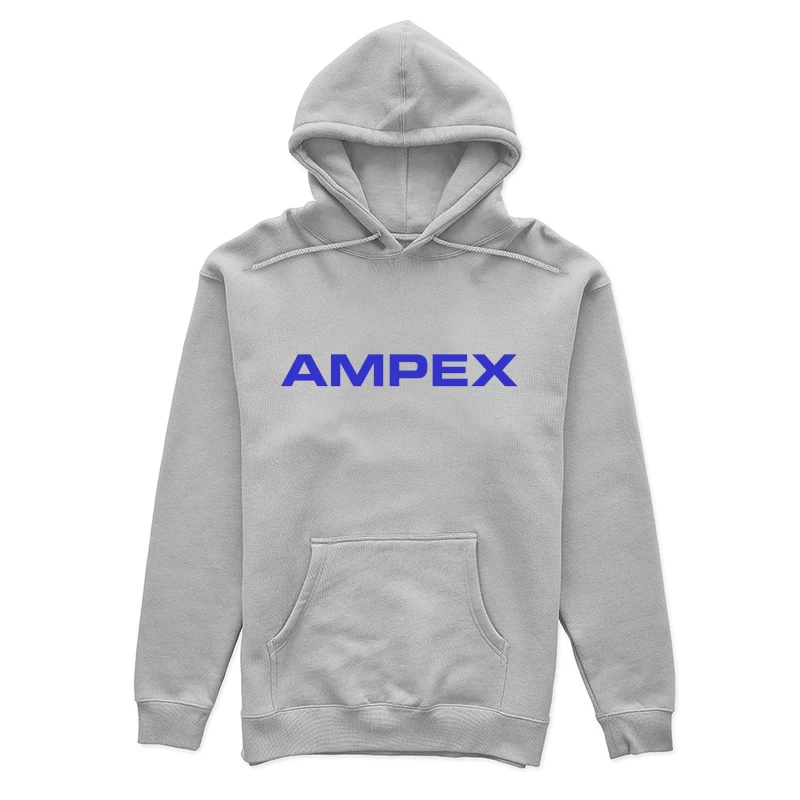 Ampex Blue Corporate Logo Female Pullover Hoodie