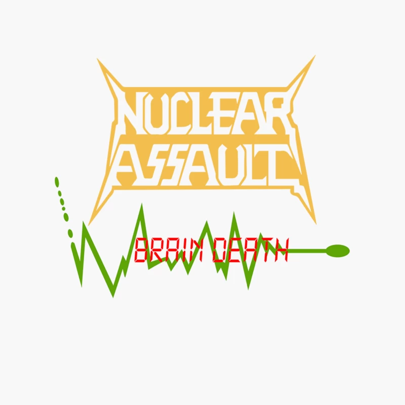 NUCLEAR ASSAULT BRAIN DEATH Cotton Tote Bag