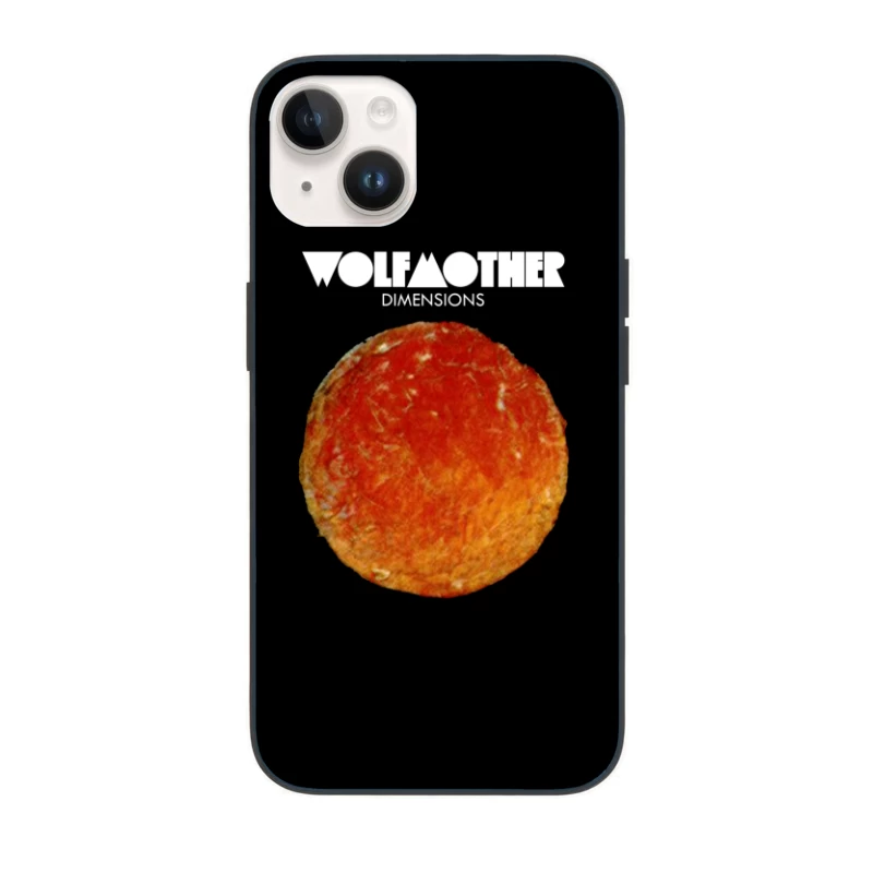 Wolfmother - Dimensions Album Cover with Orange Celestial Design iPhone Case