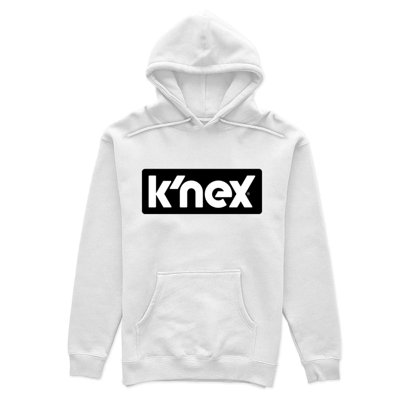 K'NEX Construction Toys Brand Logo in Black and White Female Pullover Hoodie