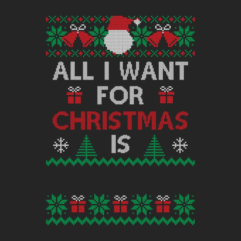 Motif de Noël festif sur fond noir Homme Sweat-shirt à enfiler
