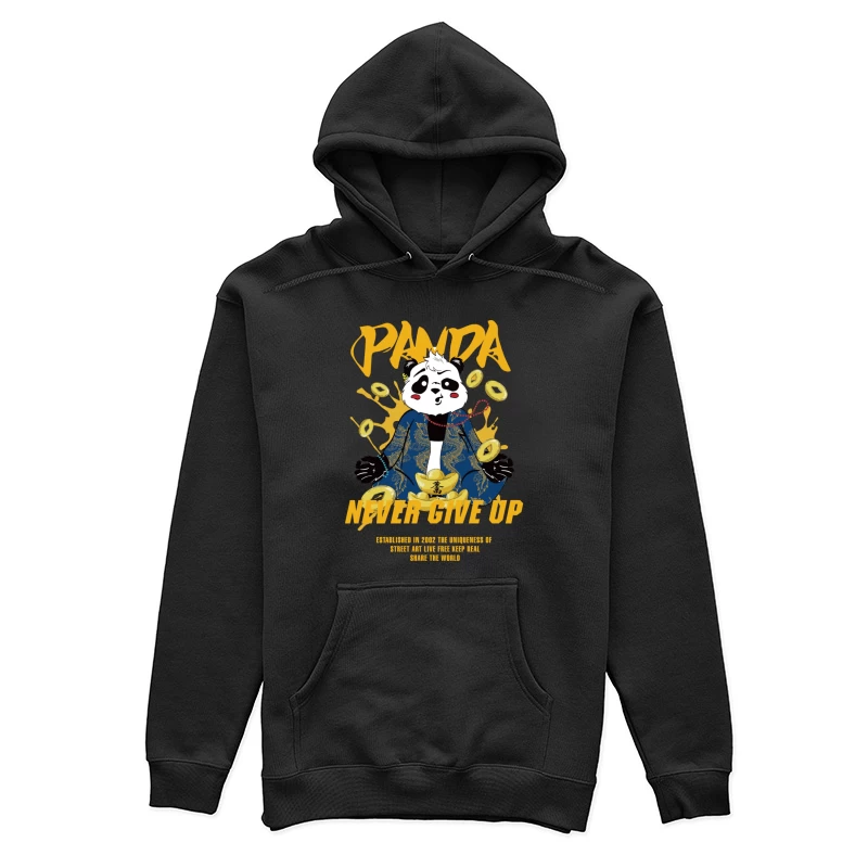 Panda Meditierend auf Reichtum Damen Pullover Hoodie