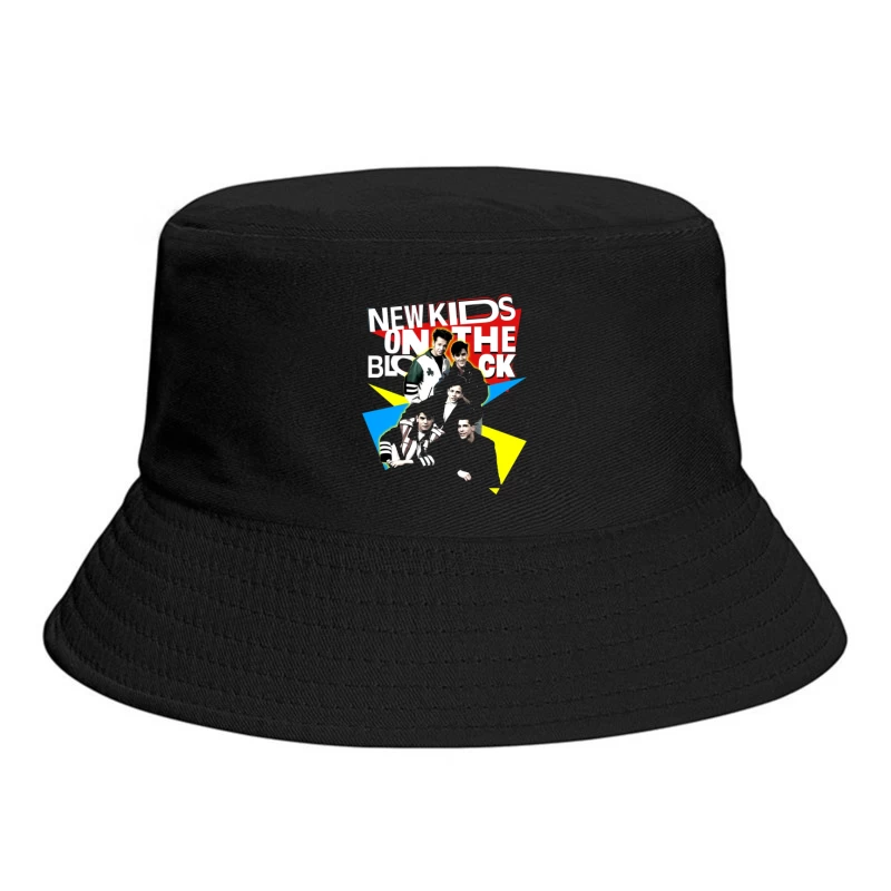 New Kids On The Block Retro Album Art Design Bucket Hat