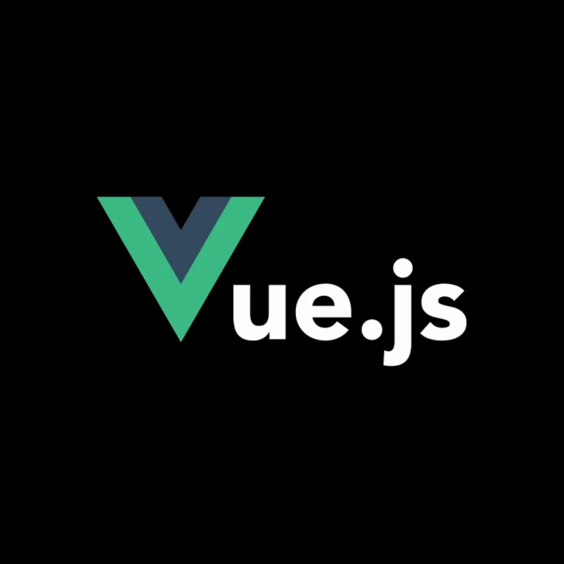 Vue.js JavaScript Frontend Framework Logo Pin