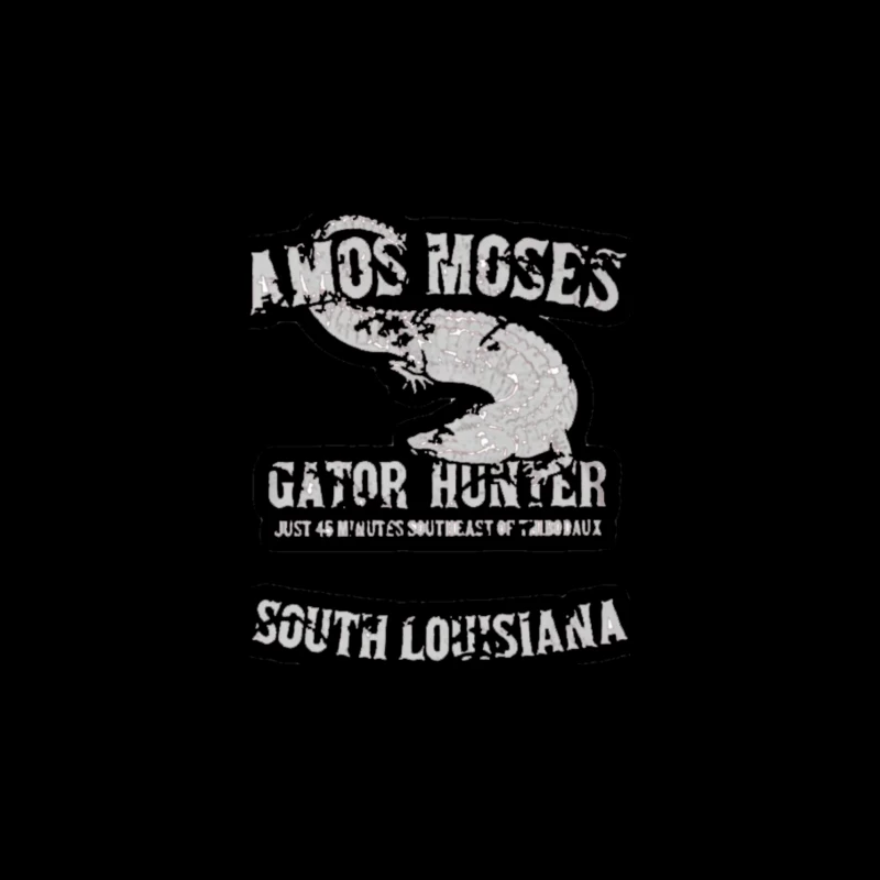 Amos Moses Alligator Trapper 2 Tapestry