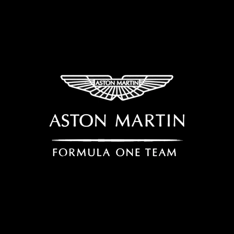 Aston Martin Formula One Team Racing Logo Throw Pillow