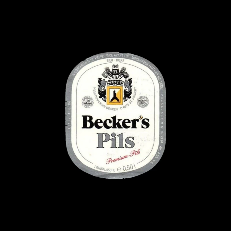 Becker's Beer Throw Pillow