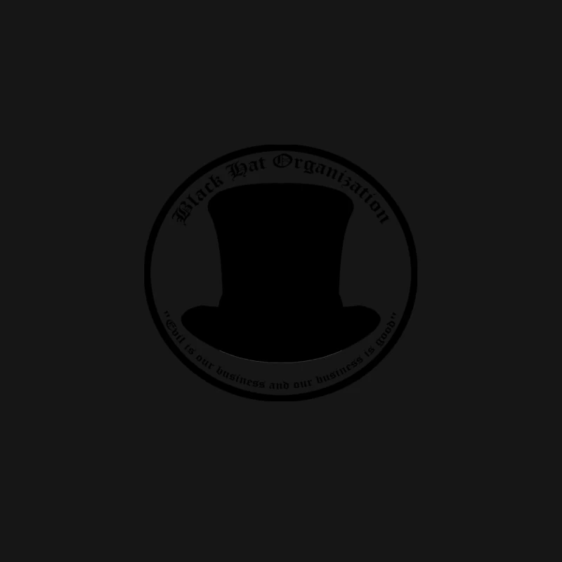 Black Hat Organization Desk Mat