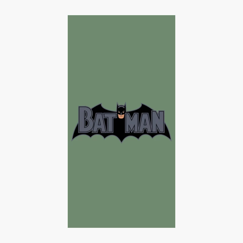 Iconic Batman Logo from DC Comics Superhero iPhone Case