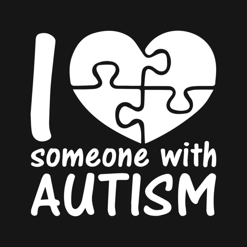 I Love Someone With Autism Mouse Pad