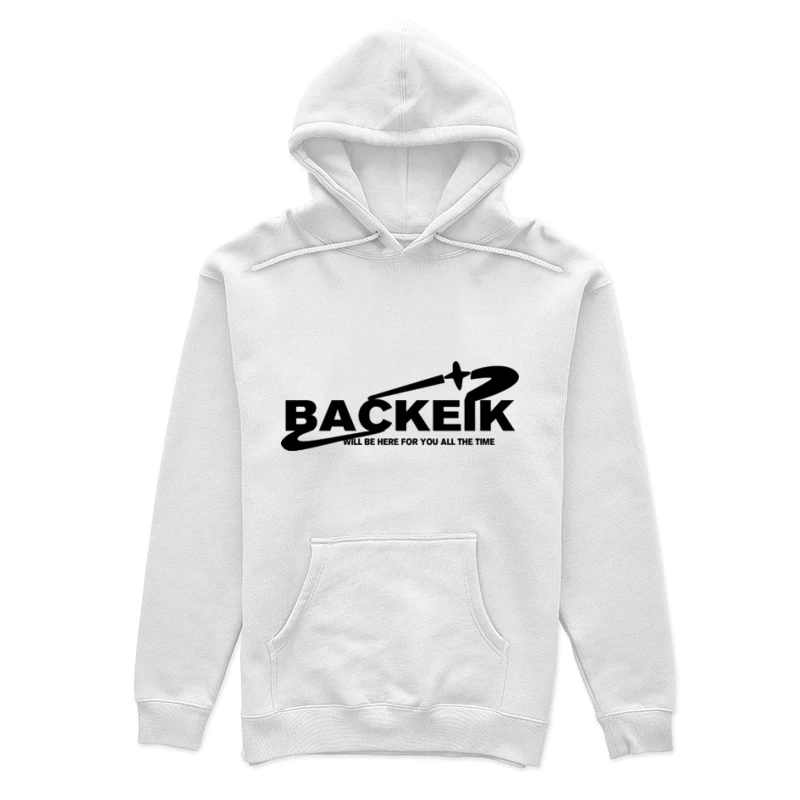 Raketenlogo mit Stern und Slogan Damen Pullover Hoodie
