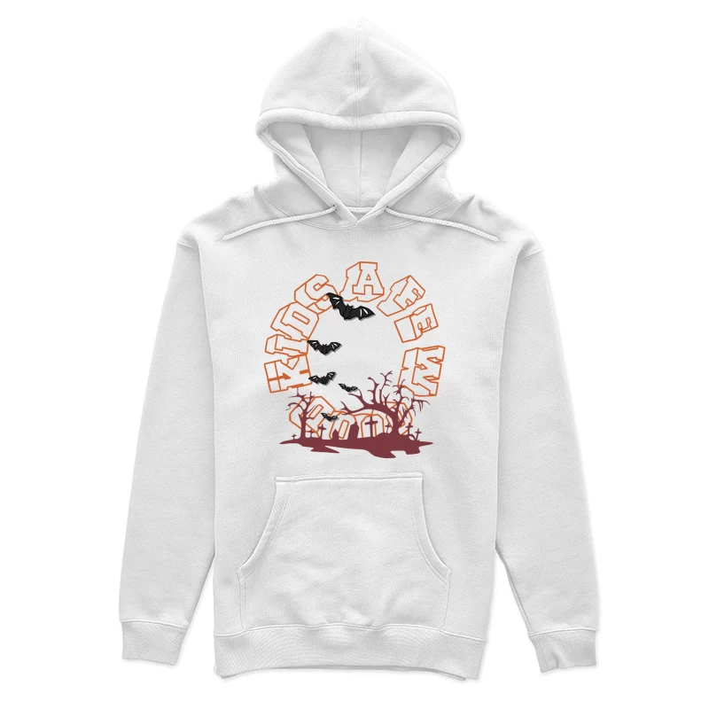 Halloween-Baum mit Fledermäusen Damen Pullover Hoodie