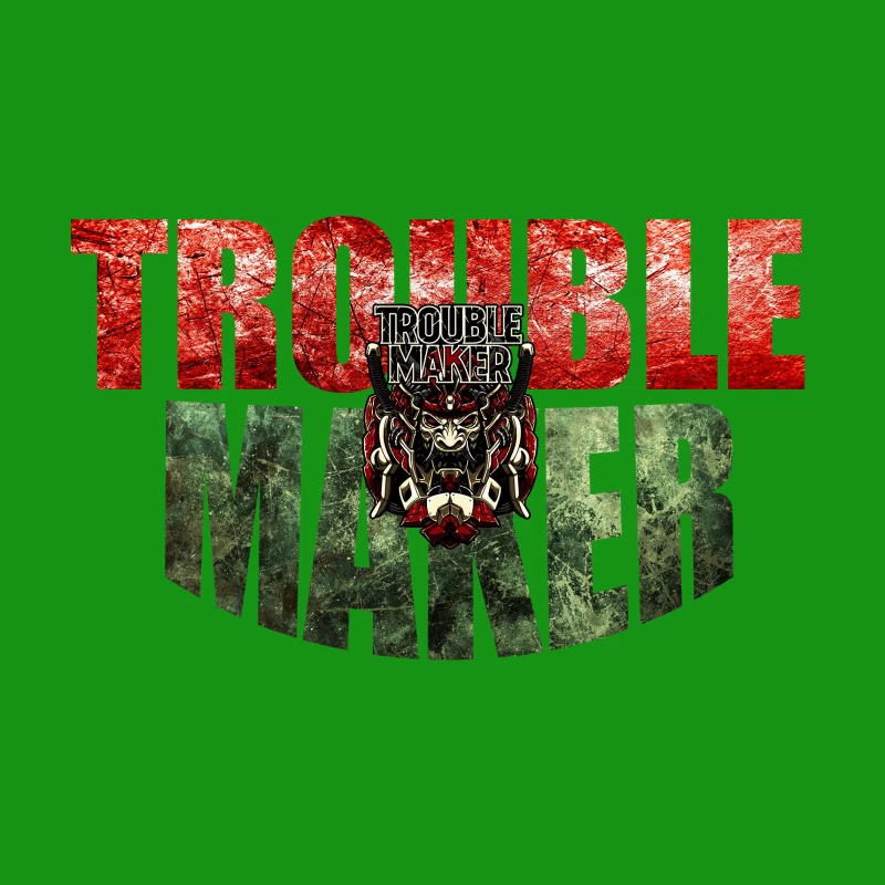 Troublemaker Logo Tapestry