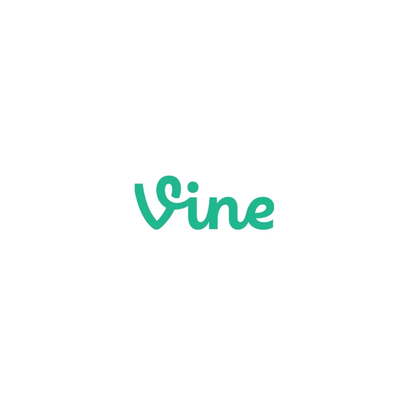 Vine Social Media Platform Green Logo iPhone Case