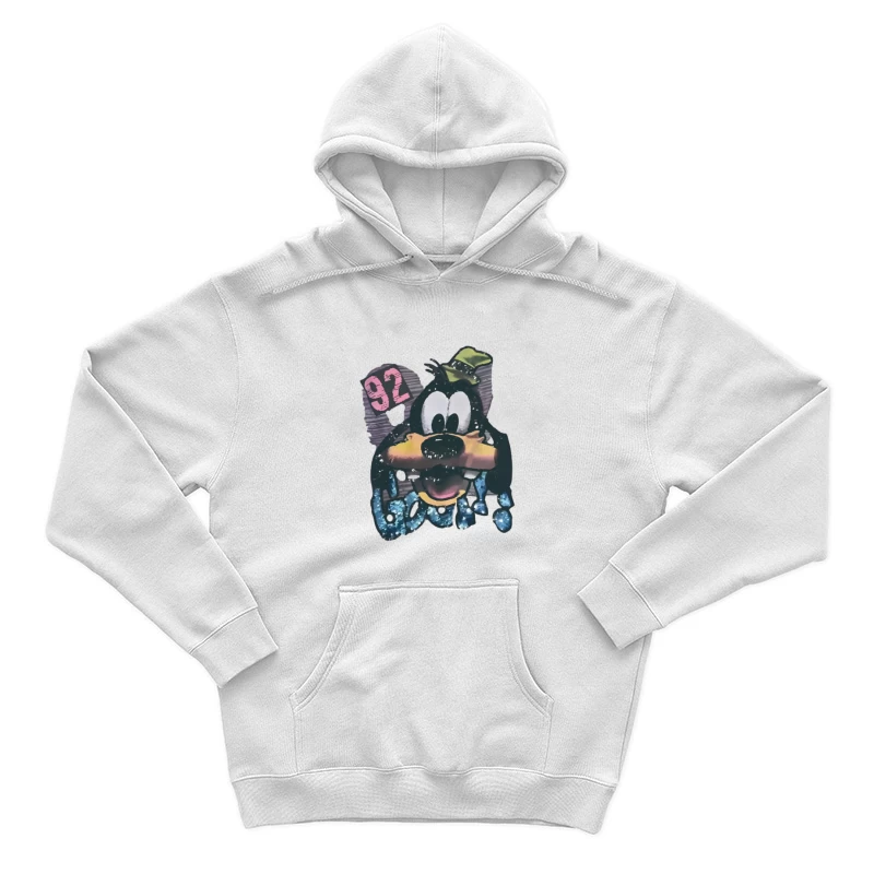 Design di cartoni animati divertente con Pippo Felpa con cappuccio Uomo