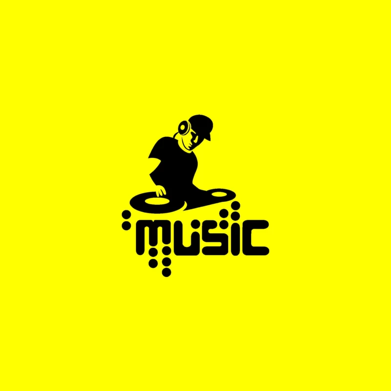 DJ Music Logo iPhone Case