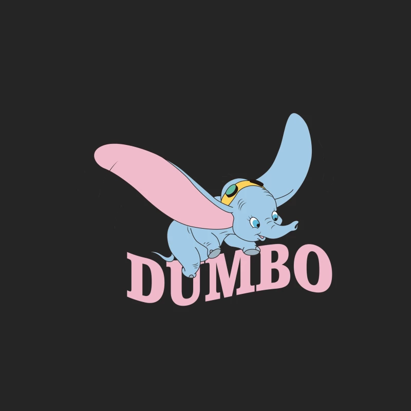 Fliegender Dumbo Elefant Damen Pullover Sweatshirt