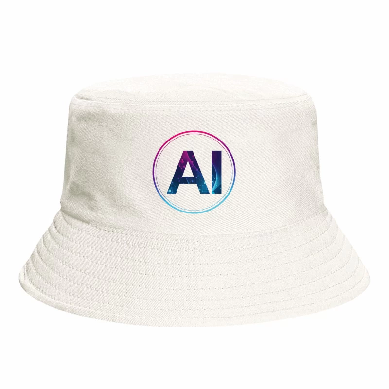 Futuristic AI Network – A Vision of Digital Innovation Bucket Hat