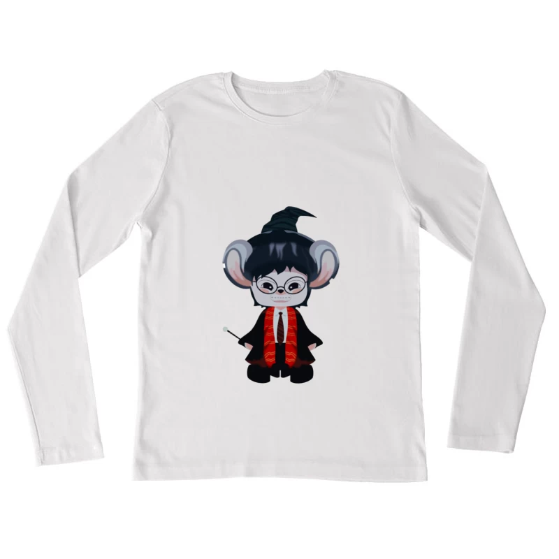 Souris Magicienne en Costume Femme Manches Longues T-Shirt