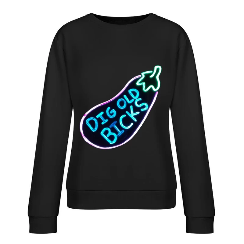 Dig Old Bicks Retro Female Pullover Sweatshirt