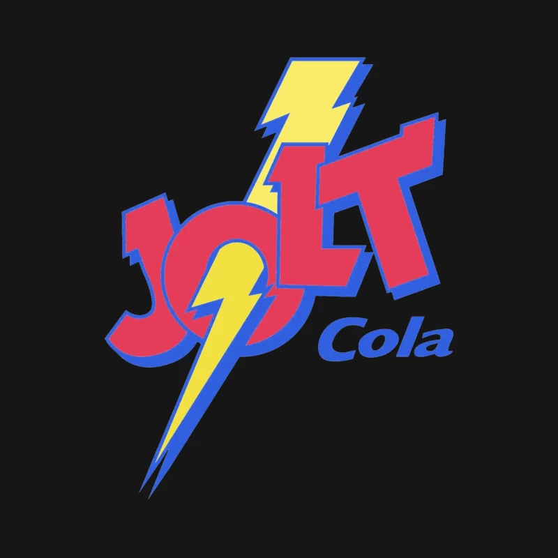 Retro Jolt Cola Energy Drink Logo with Lightning Bolt Design Male Long Sleeve T-Shirt