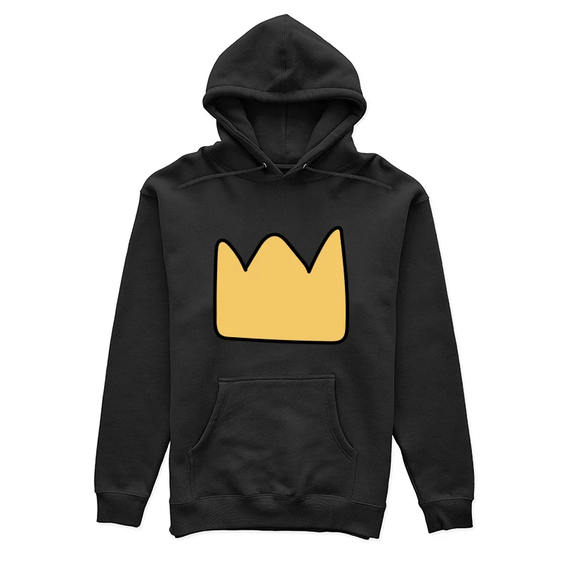 Couronne simple dessinée à la main Femme Sweat à capuche
